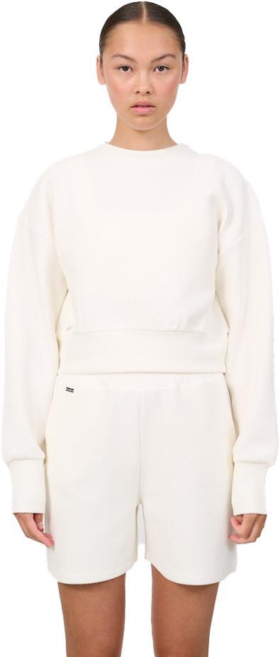Moon Cropped Sweat - Womens - marshmellow 1