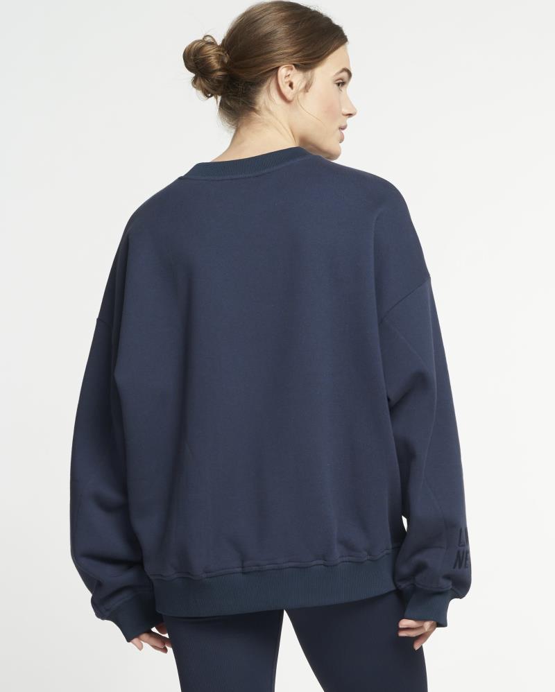 Zane Oversized Sweater - Womens - night blue 1