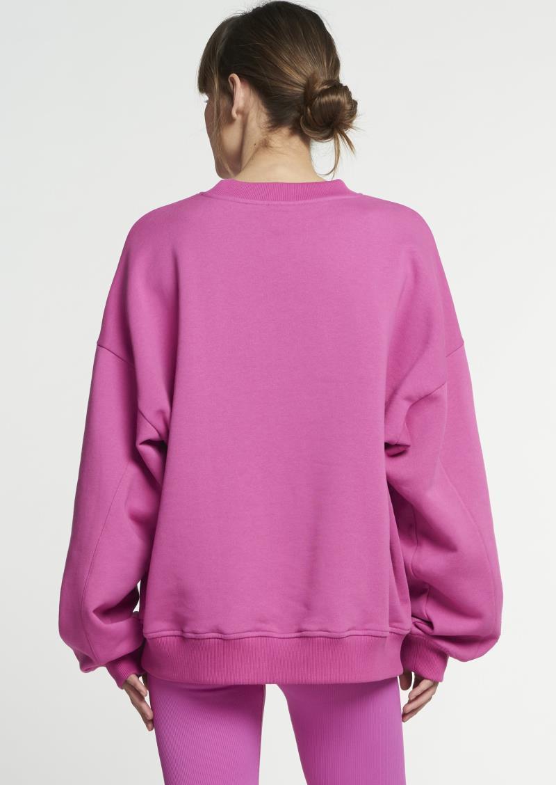 Zane Oversized Sweater - Womens - orchid pink 1