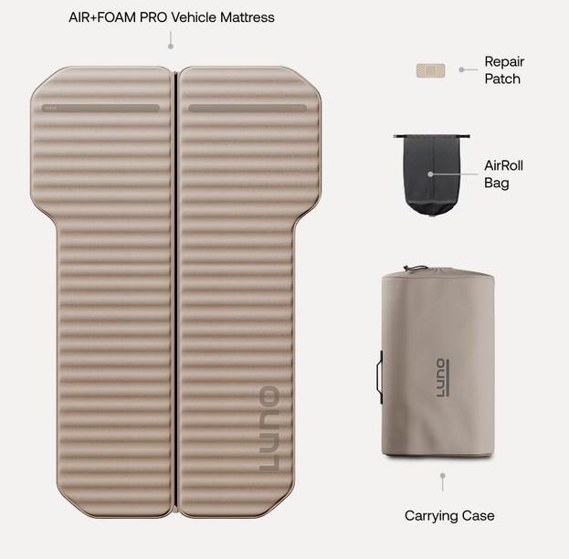 Air + Foam Pro Vehicle Mattress - Rivian R1S Configuration - not applicable 1