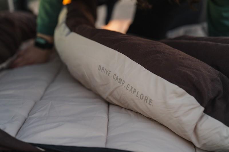 Fitted Sleeping Bag Comforter - brown 1