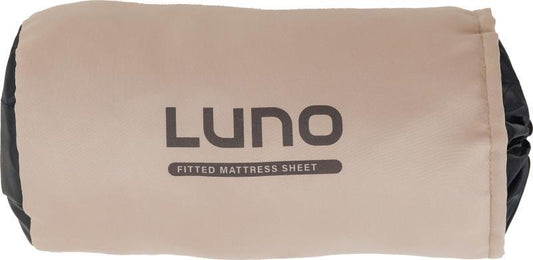 Luno Air + Foam Camping Mattress Fitted Sheet - Tall - white 1
