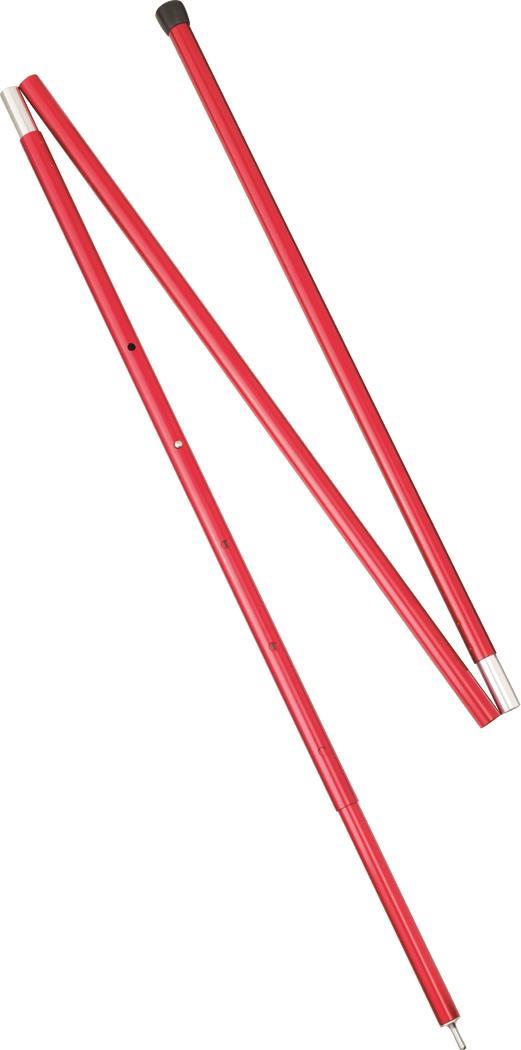Adjustable Pole V2, 8 Foot (2.4m) - Red - not applicable 1