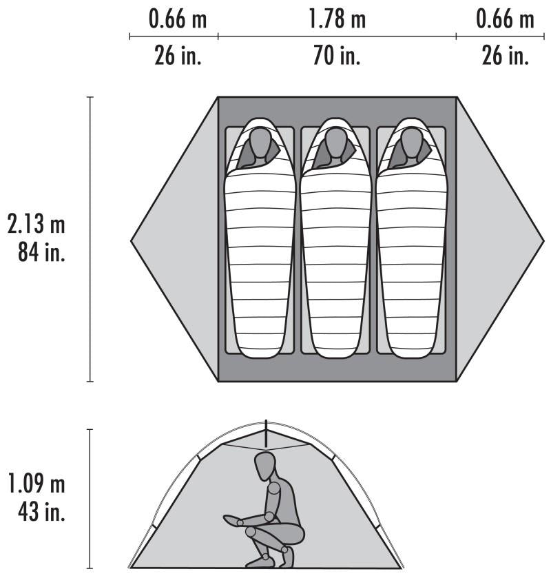 Elixir 3 Tent - green 1