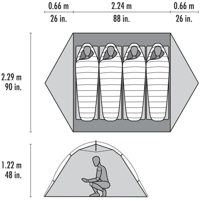 Elixir 4 Tent - green 1