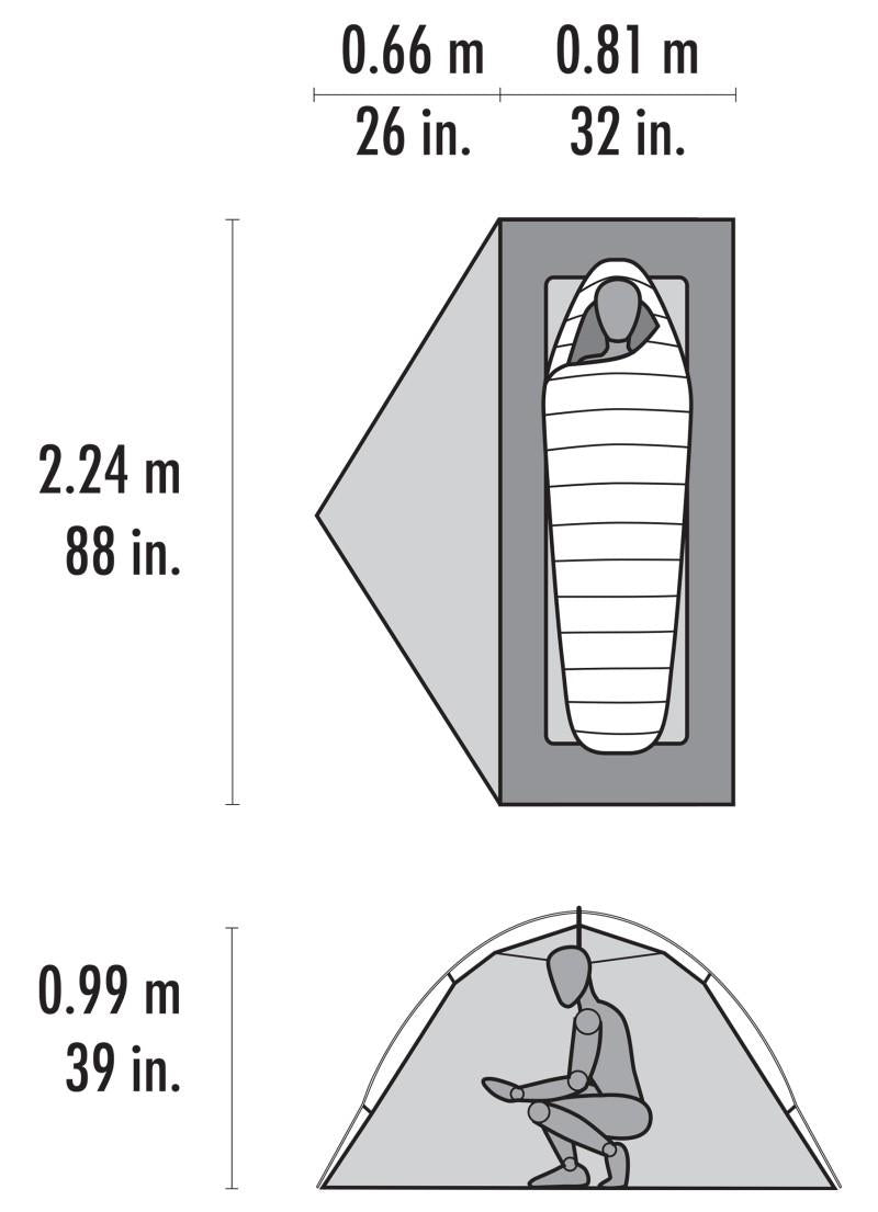 Hubba Hubba HD 1 Tent - olive night 1