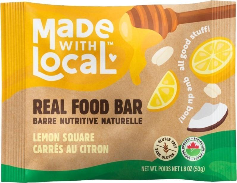 Real Food Bar - Organic  - lemon square 1