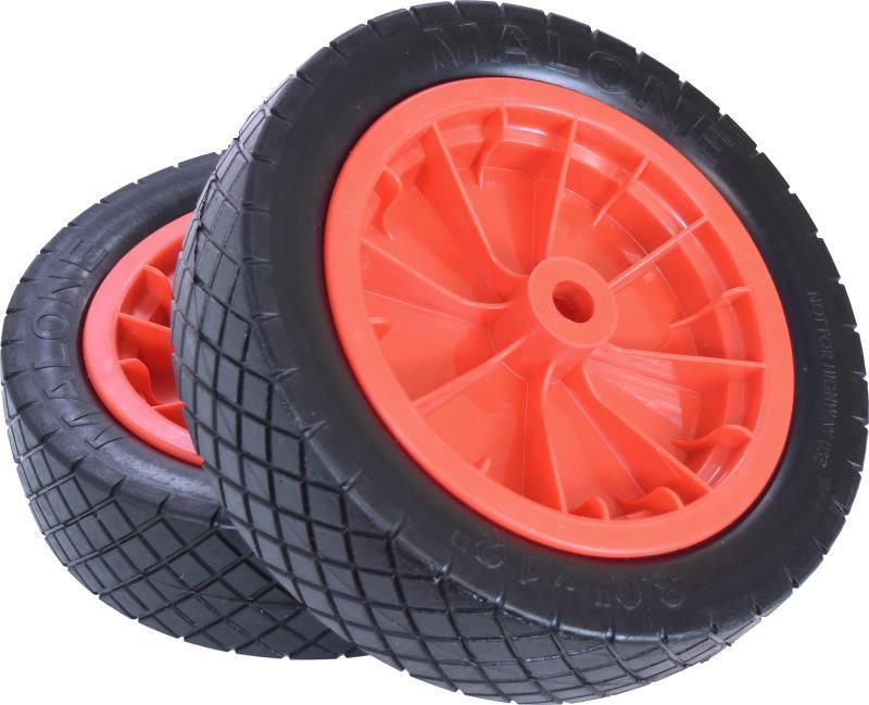 Airless WideTrak No Flat Wheels 3"x12" (Set of 2)  - Not Applicable 1