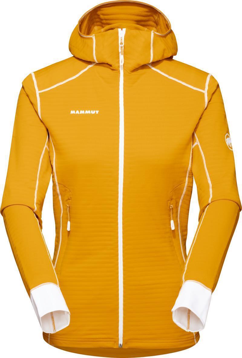 Aconcagua Light ML Hooded Jacket - Womens - golden / white 1