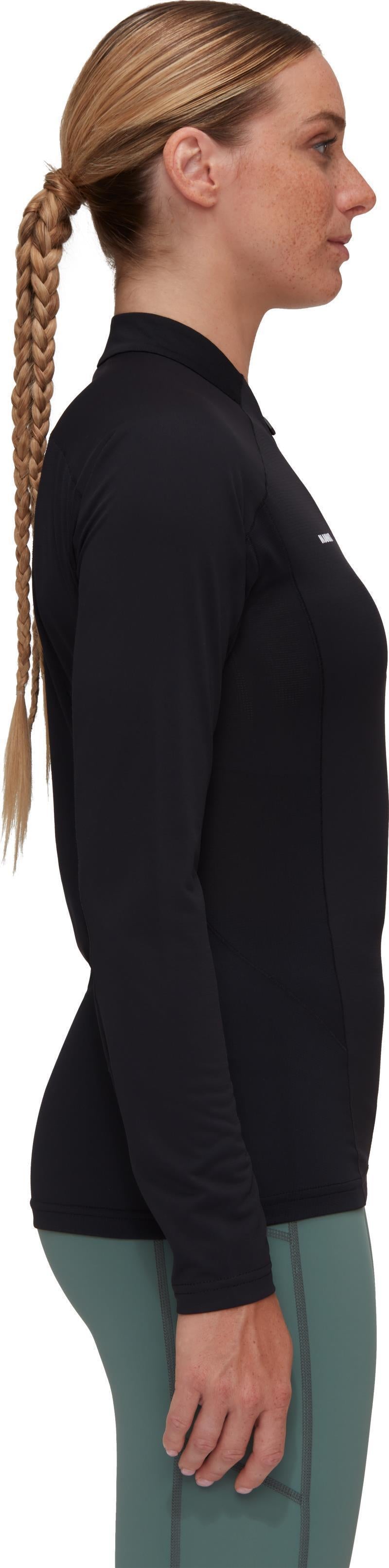 Aenergy FL Half Zip LS - Womens - Black 3