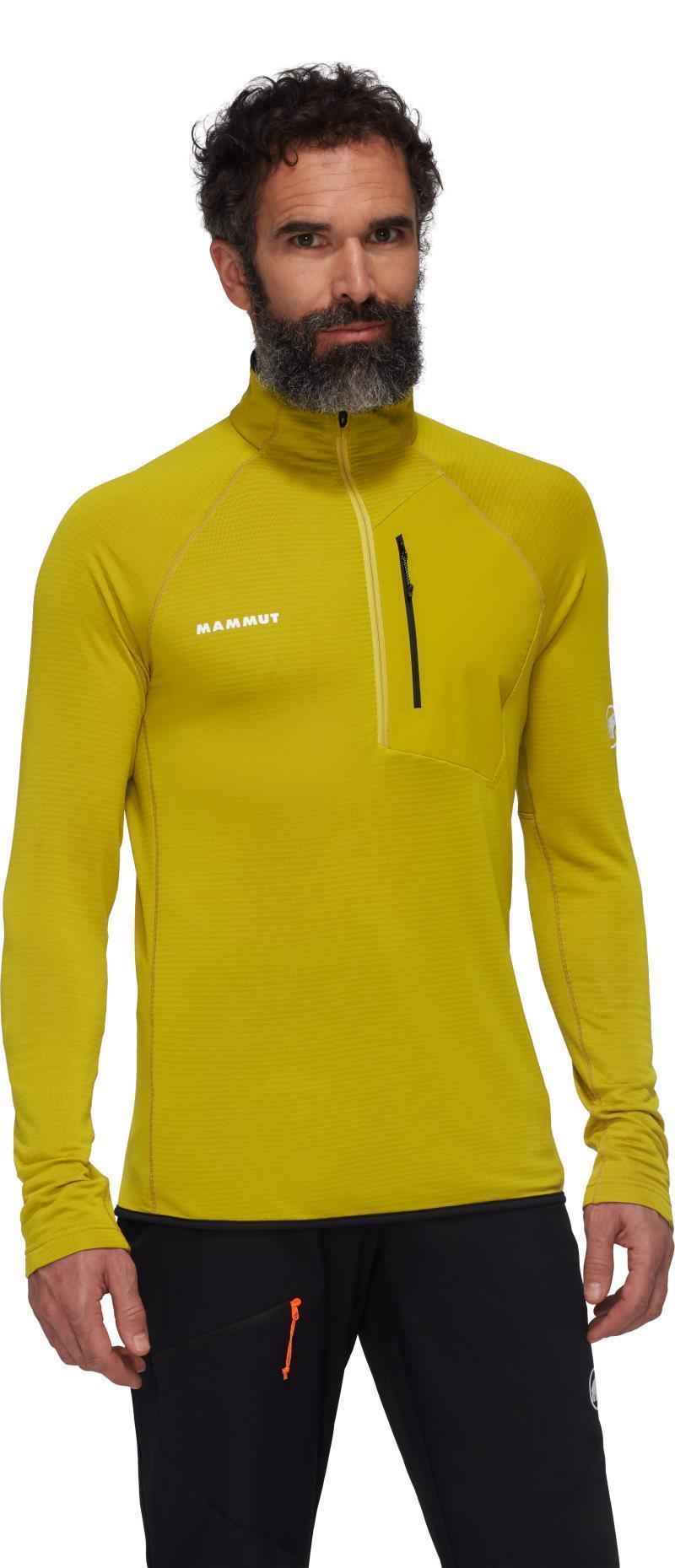 Aenergy Light ML Half Zip Pullover - Mens - aura / black 1