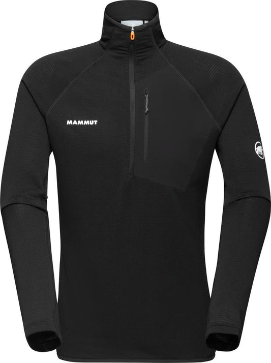 Aenergy Light ML Half Zip Pullover - Mens - black 1