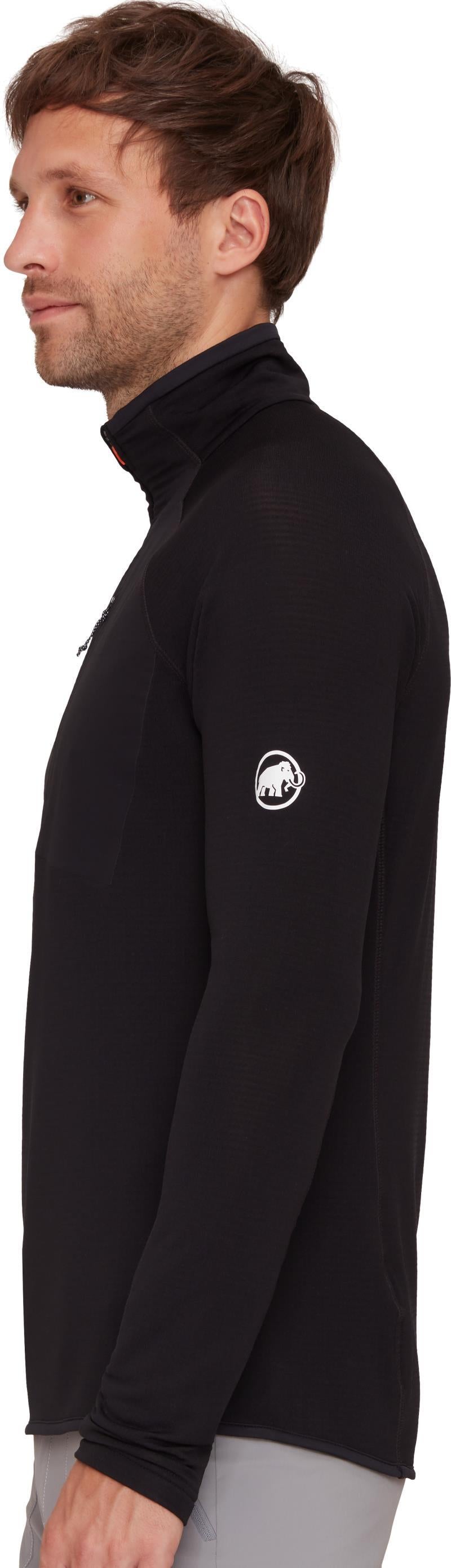 Aenergy Light ML Half Zip Pullover - Mens - black 1