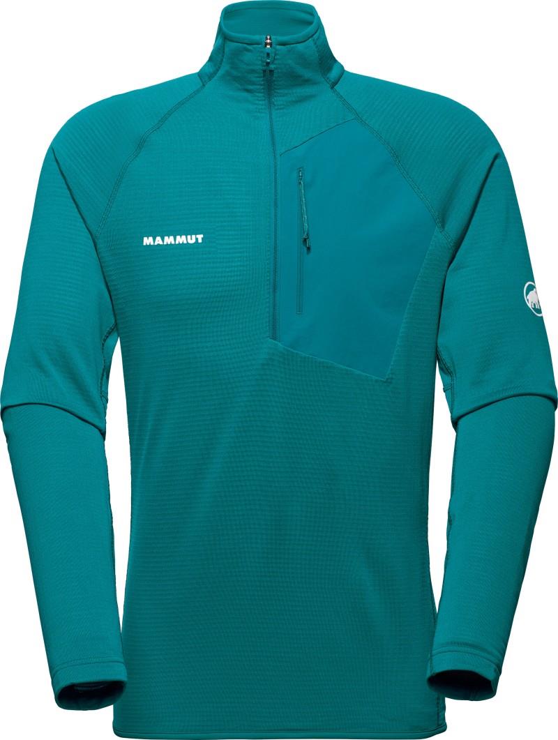 Aenergy Light ML Half Zip Pullover - Mens - deep teal 1