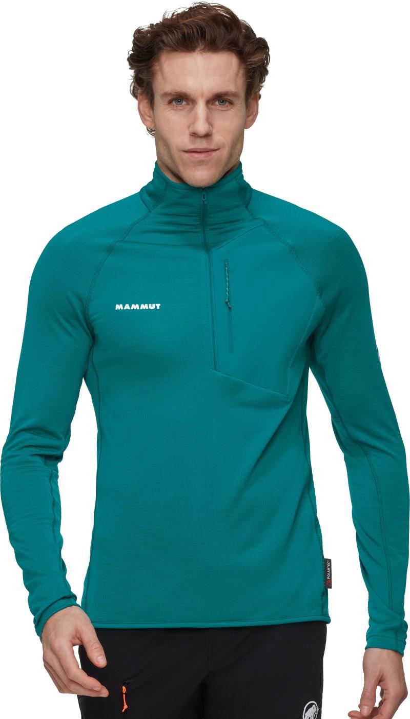 Aenergy Light ML Half Zip Pullover - Mens - deep teal 1