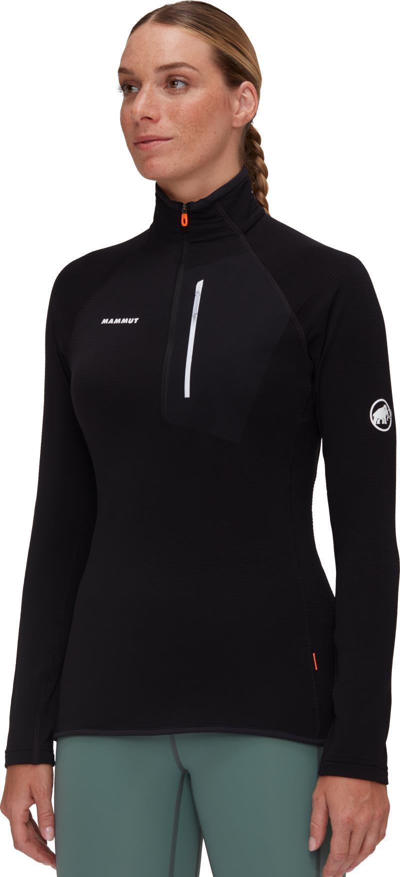 Aenergy Light ML Half Zip Pullover - Womens - Black 2