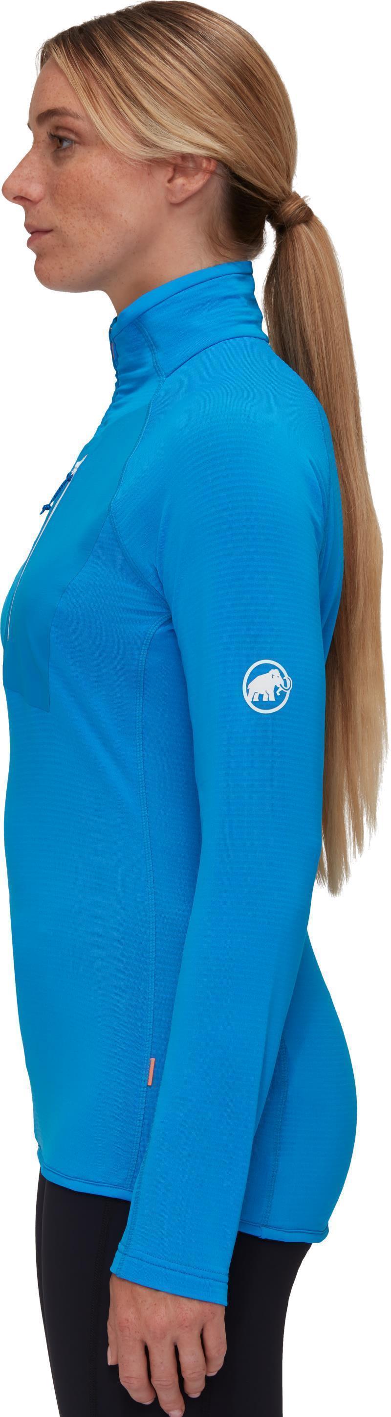 Aenergy Light ML Half Zip Pullover - Womens - Glacier Blue 3