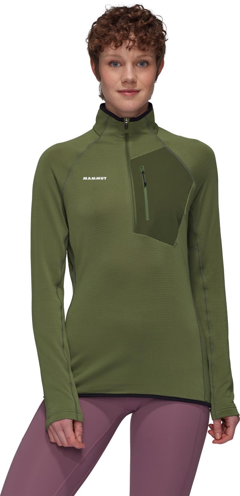 Aenergy Light ML Half Zip Pullover - Womens - Marsh / Dark Marsh 1
