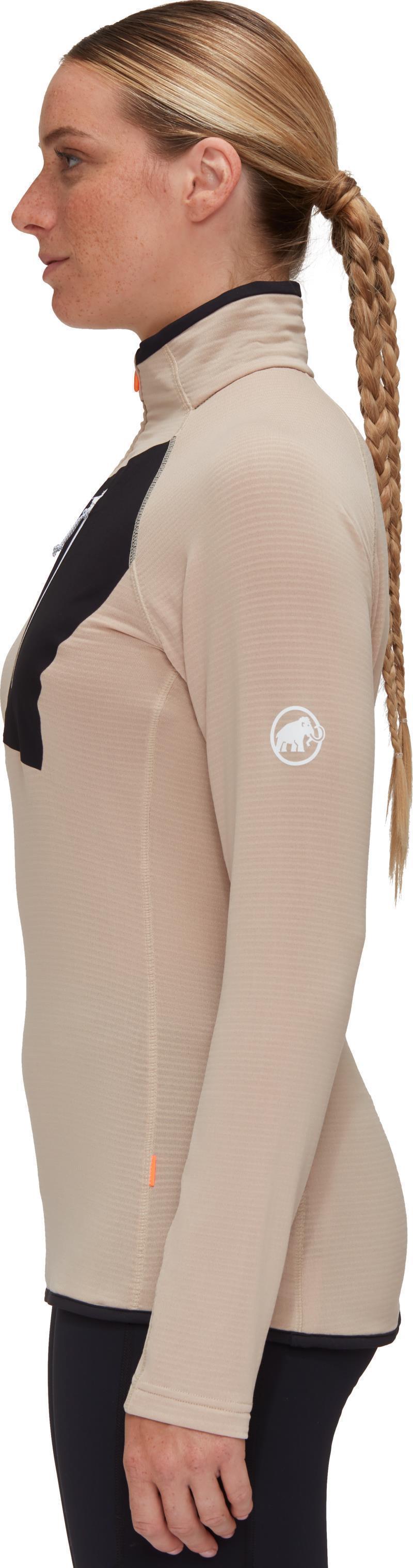 Aenergy Light ML Half Zip Pullover - Womens - Savannah / Black 3