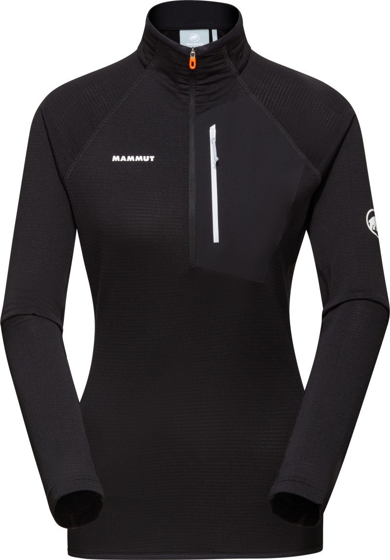 Aenergy Light ML Half Zip Pullover - Womens - black 1