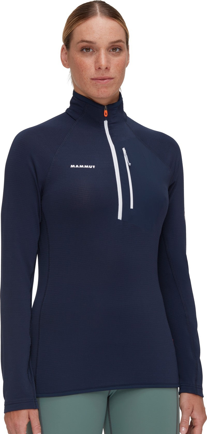 Aenergy Light ML Half Zip Pullover - Womens - marine 1