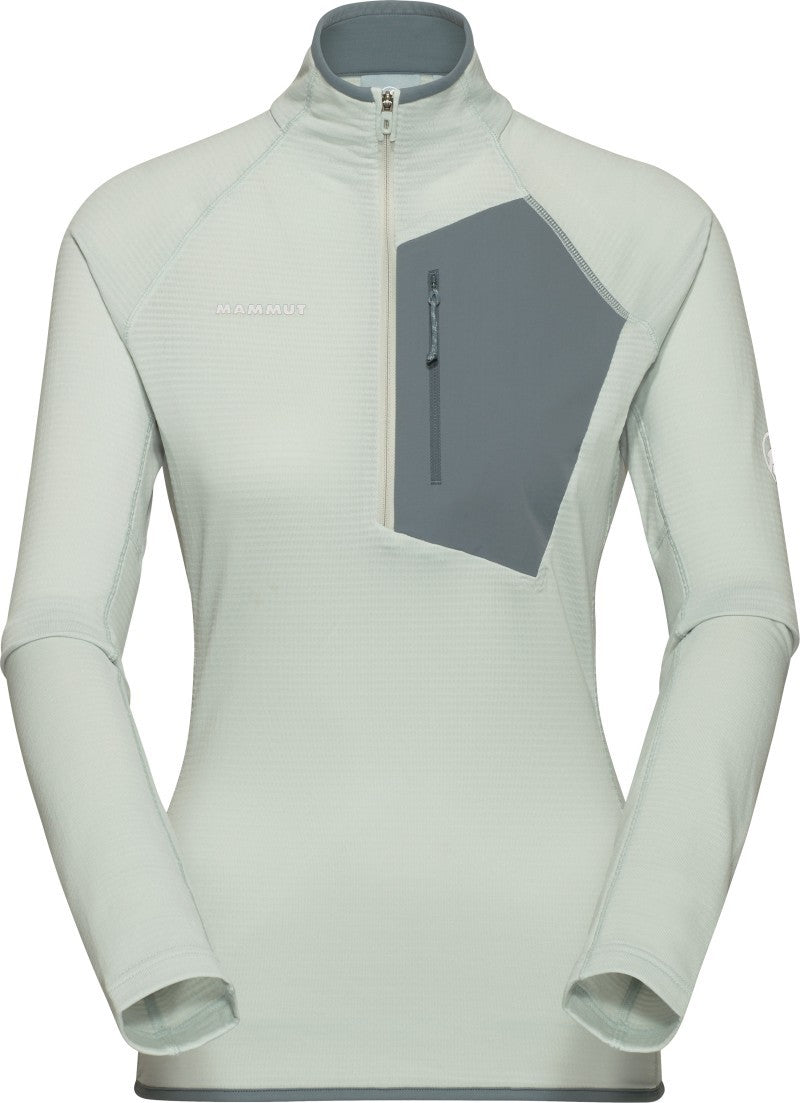Aenergy Light ML Half Zip Pullover - Womens - silver sage / strata 1