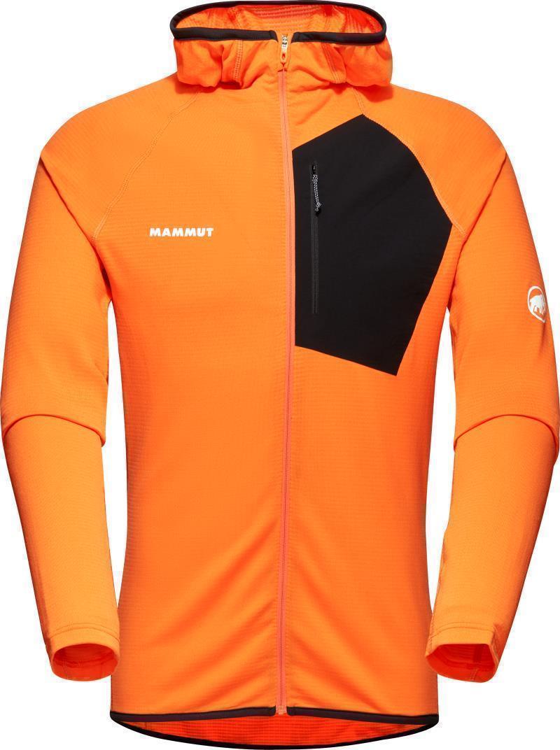 Aenergy Light ML Hooded Jacket - Mens - Dark Tangerine / Black 1