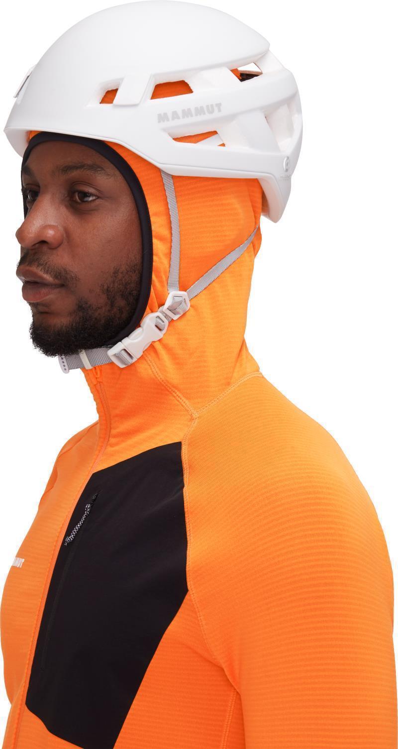 Aenergy Light ML Hooded Jacket - Mens - Dark Tangerine / Black 5