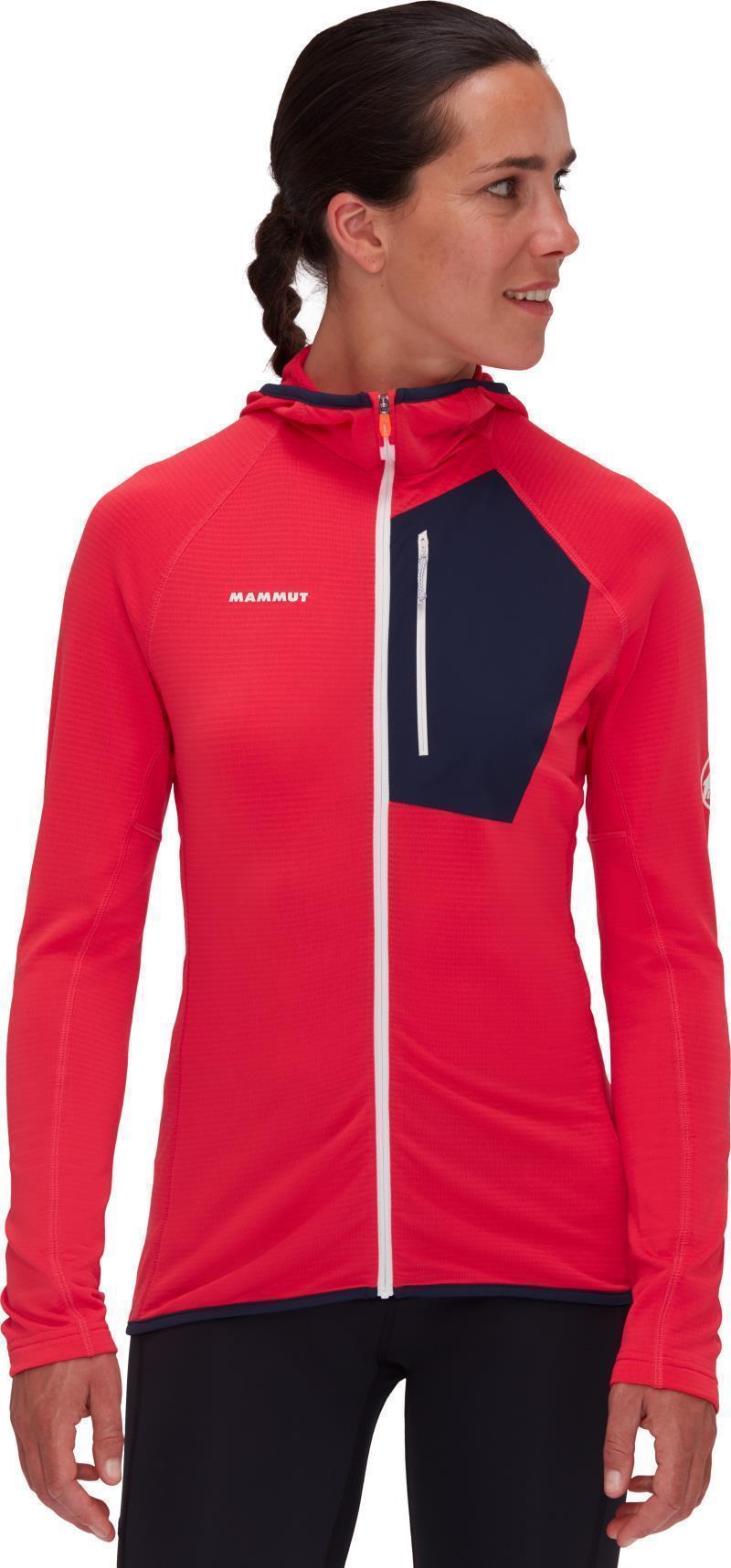 Aenergy Light ML Hooded Jacket - Womens - Azalea / Marine 2