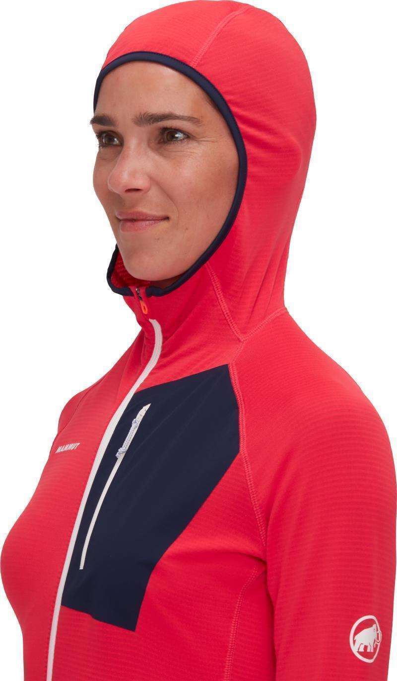 Aenergy Light ML Hooded Jacket - Womens - Azalea / Marine 5