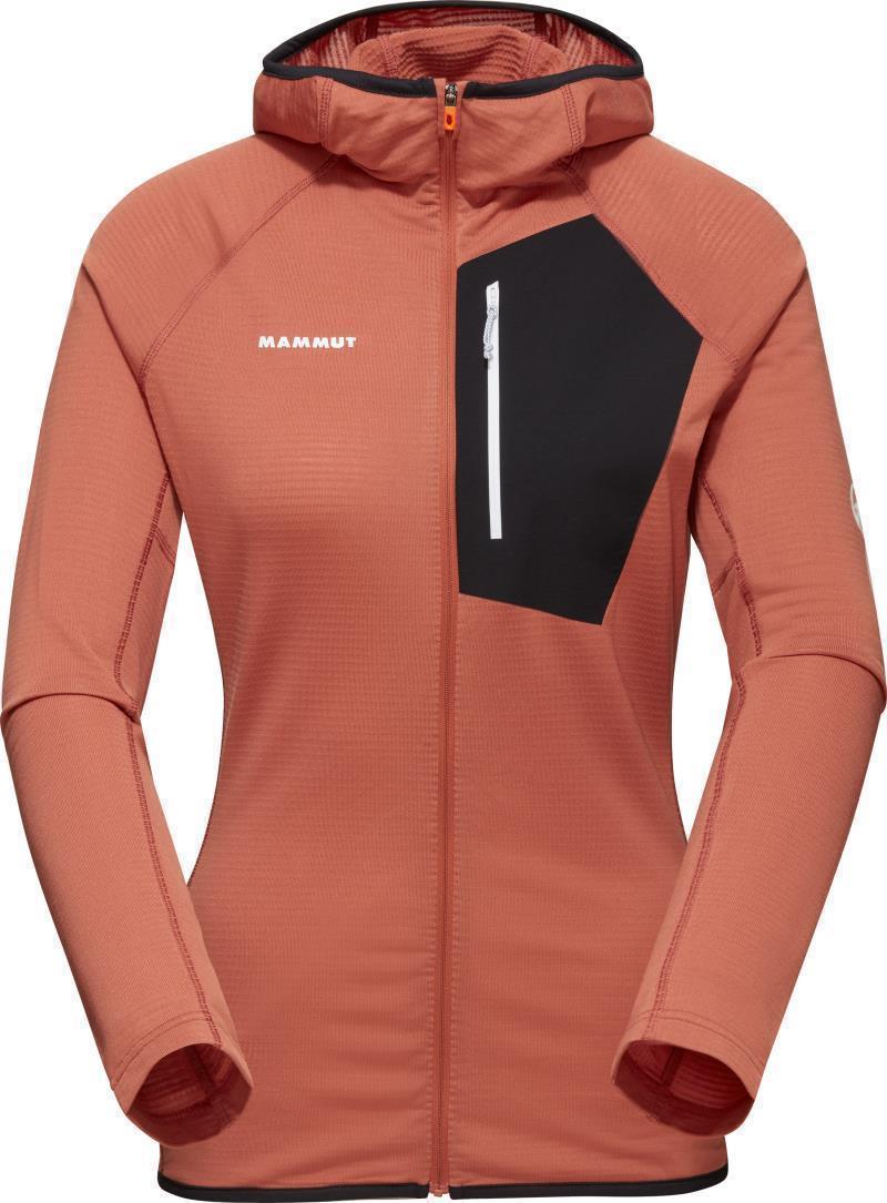 Aenergy Light ML Hooded Jacket - Womens - Brick / Black 1
