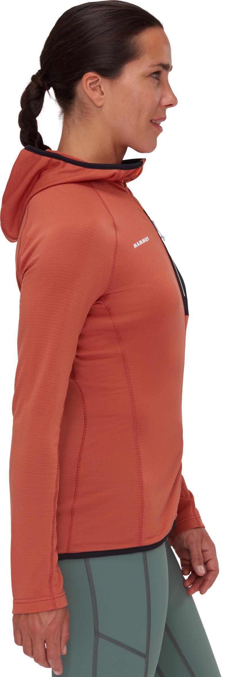 Aenergy Light ML Hooded Jacket - Womens - Brick / Black 3