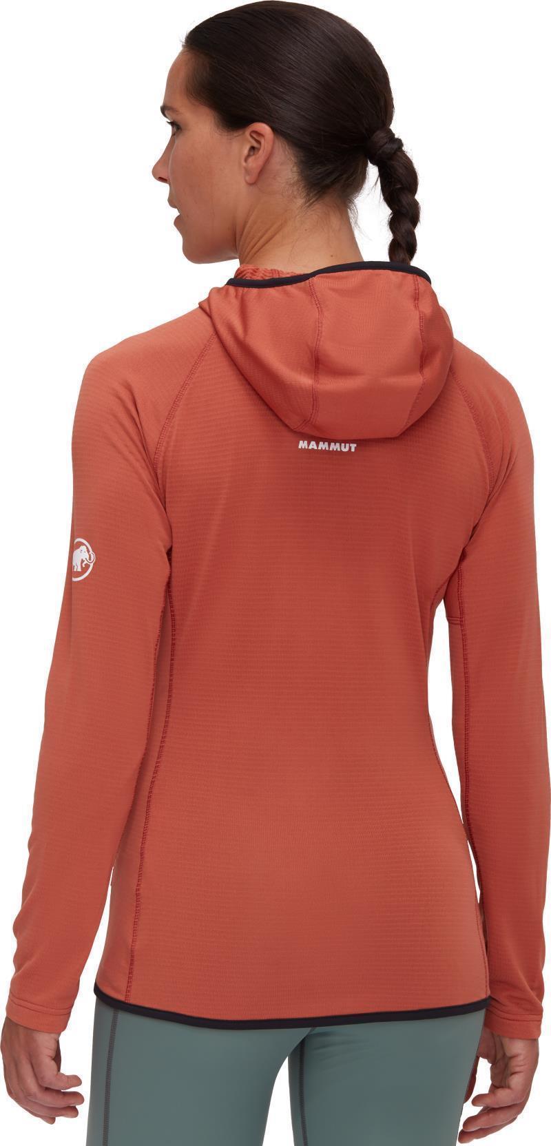 Aenergy Light ML Hooded Jacket - Womens - Brick / Black 4