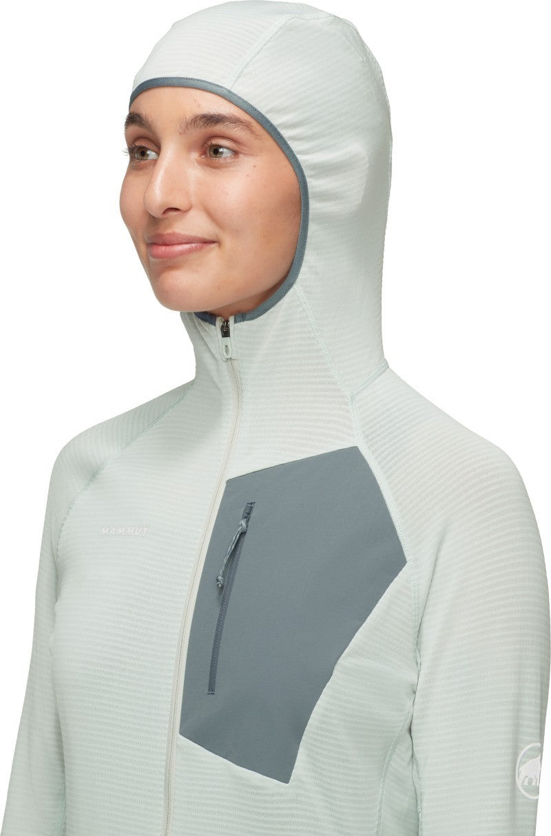 Aenergy Light ML Hooded Jacket - Womens - silver sage / strata 1