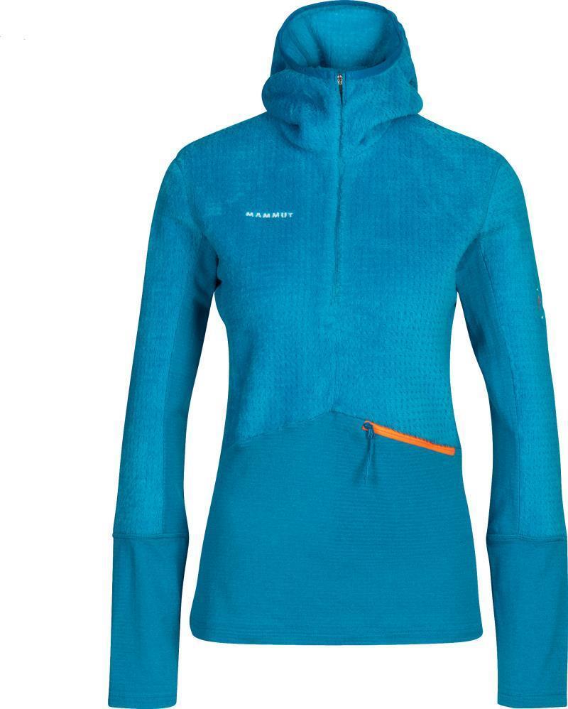 Aenergy Light ML Hybrid Hoody - Womens - gentian / ice 1