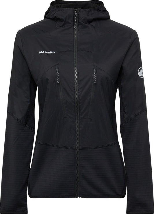 Aenergy ML Hybrid Hooded Jacket - Womens - black 1