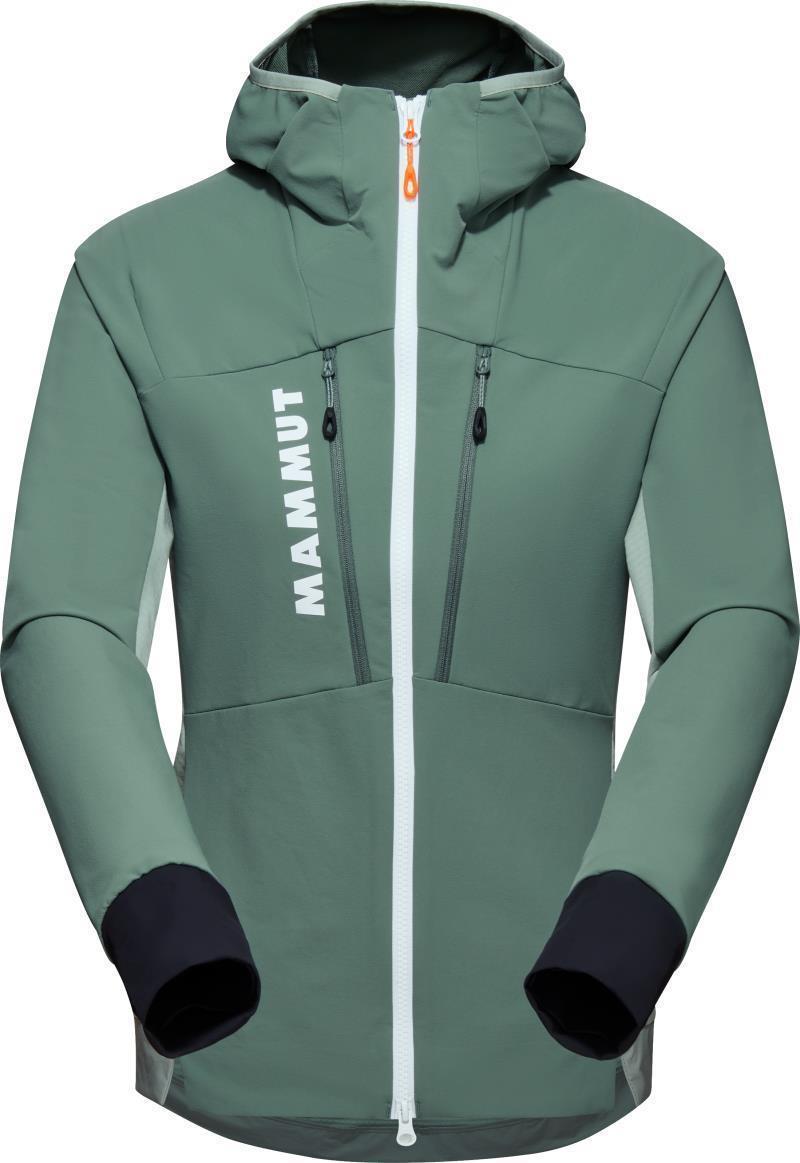 Aenergy SO Hybrid Hooded Jacket - Womens - Dark Jade / Jade 1