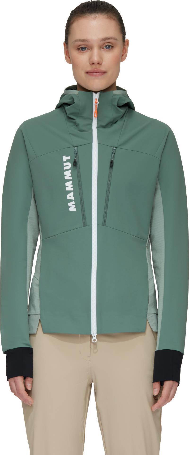 Aenergy SO Hybrid Hooded Jacket - Womens - Dark Jade / Jade 2