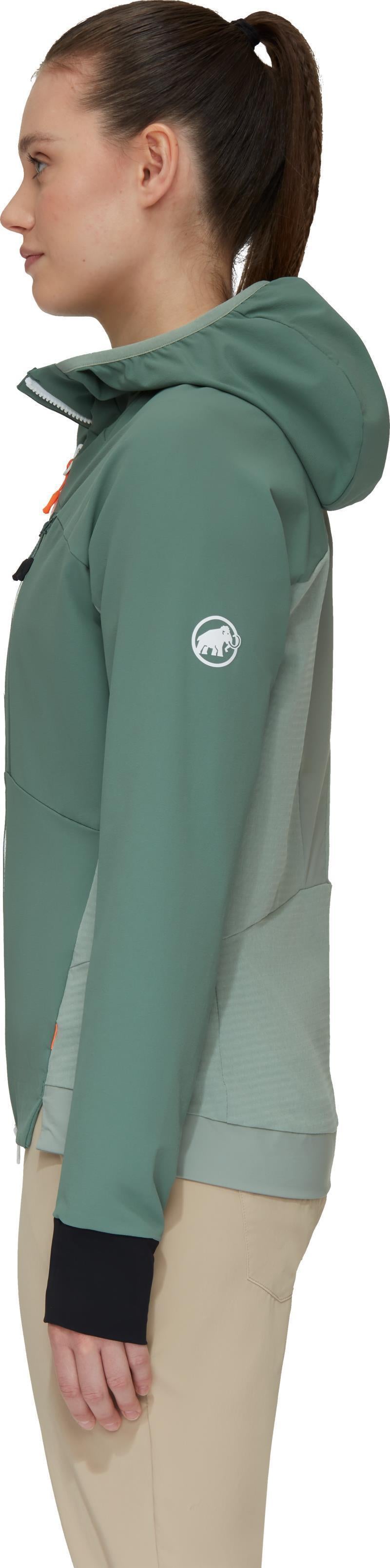 Aenergy SO Hybrid Hooded Jacket - Womens - Dark Jade / Jade 3