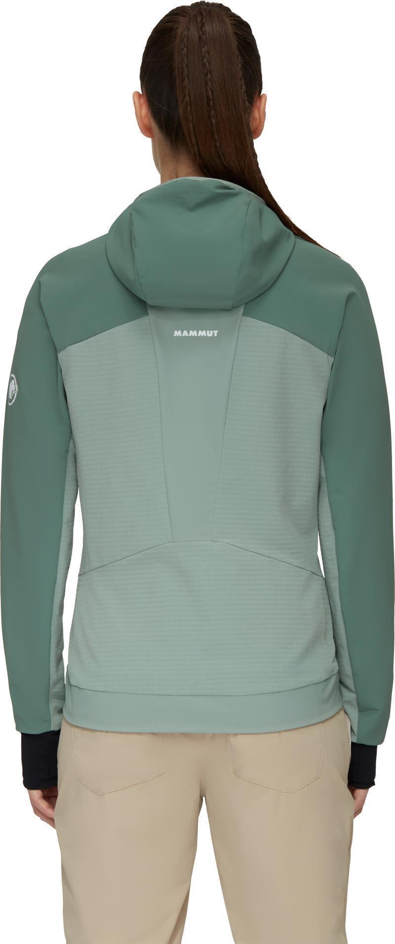 Aenergy SO Hybrid Hooded Jacket - Womens - Dark Jade / Jade 4