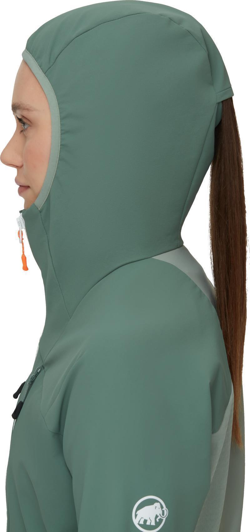 Aenergy SO Hybrid Hooded Jacket - Womens - Dark Jade / Jade 5