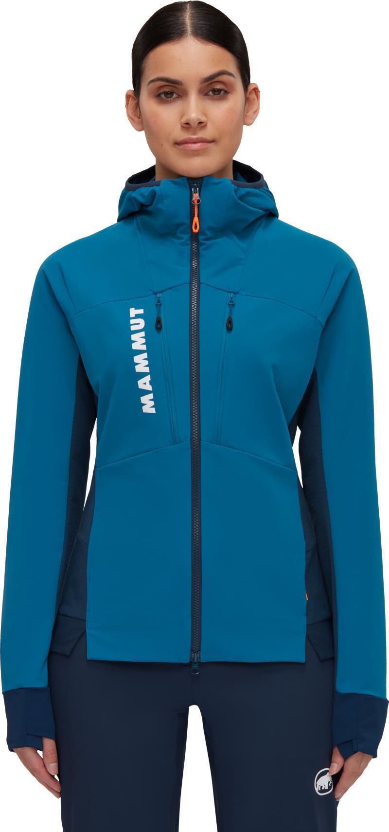 Aenergy SO Hybrid Hooded Jacket - Womens - Deep Ice / Marine 2