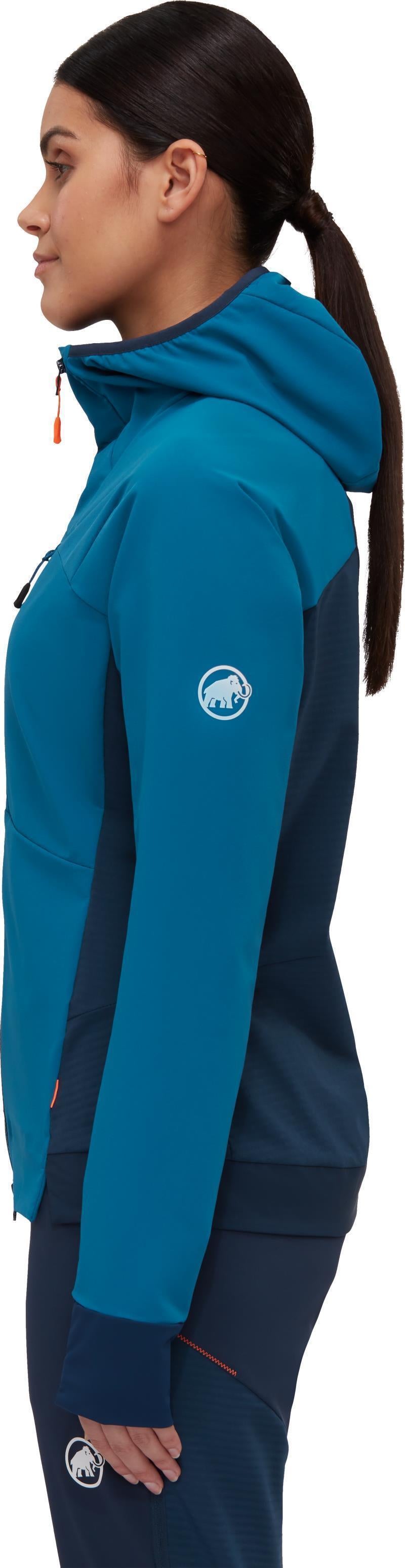 Aenergy SO Hybrid Hooded Jacket - Womens - Deep Ice / Marine 3