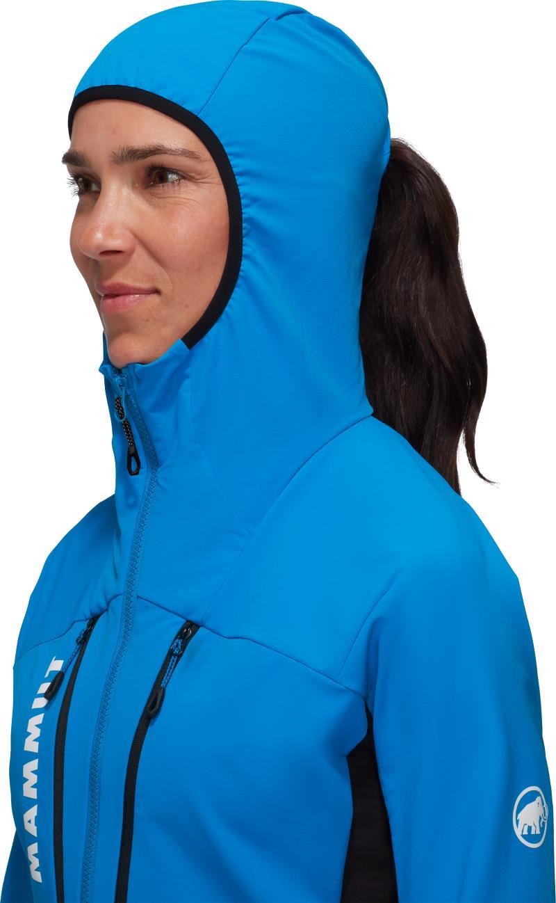 Aenergy SO Hybrid Hooded Jacket - Womens - Glacier Blue / Black 5
