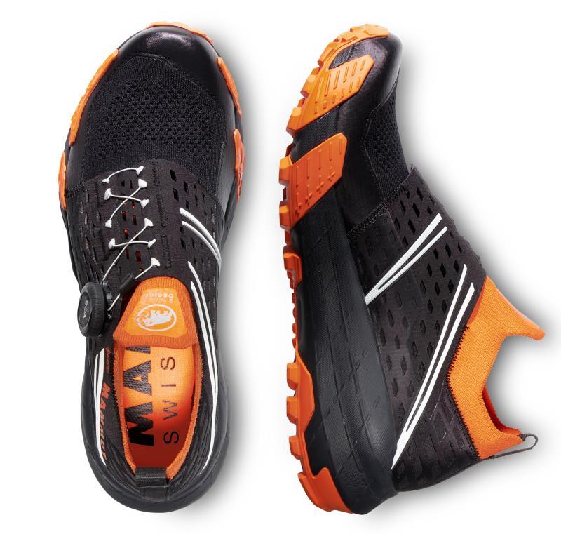 Aenergy TR BOA Mid GTX - Womens - Black / Dark Tangerine 3