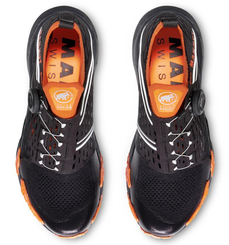 Aenergy TR BOA Mid GTX - Womens - Black / Dark Tangerine 4