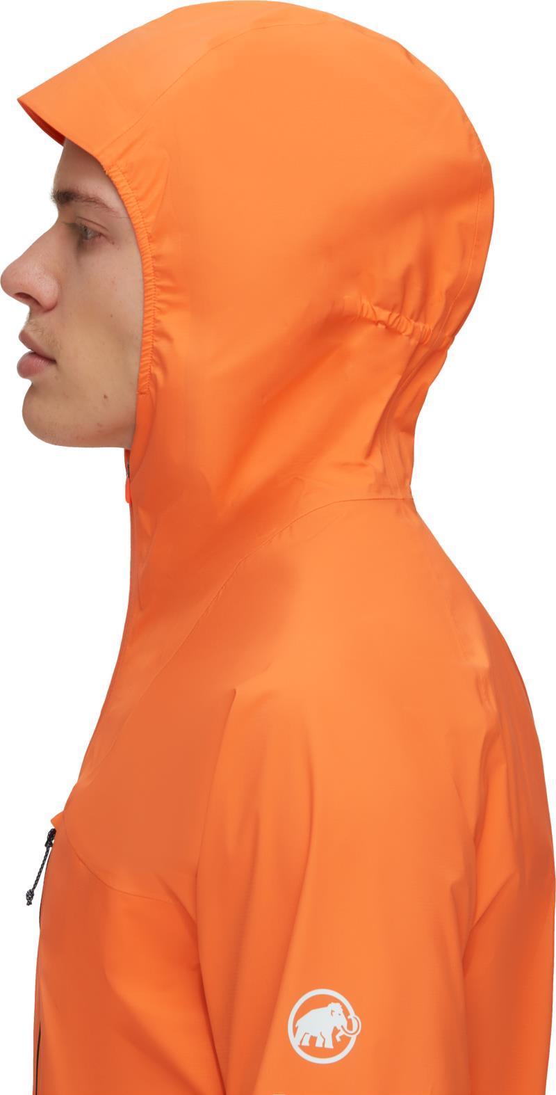 Aenergy TR HS Hooded Jacket - Mens - Dark Tangerine 5