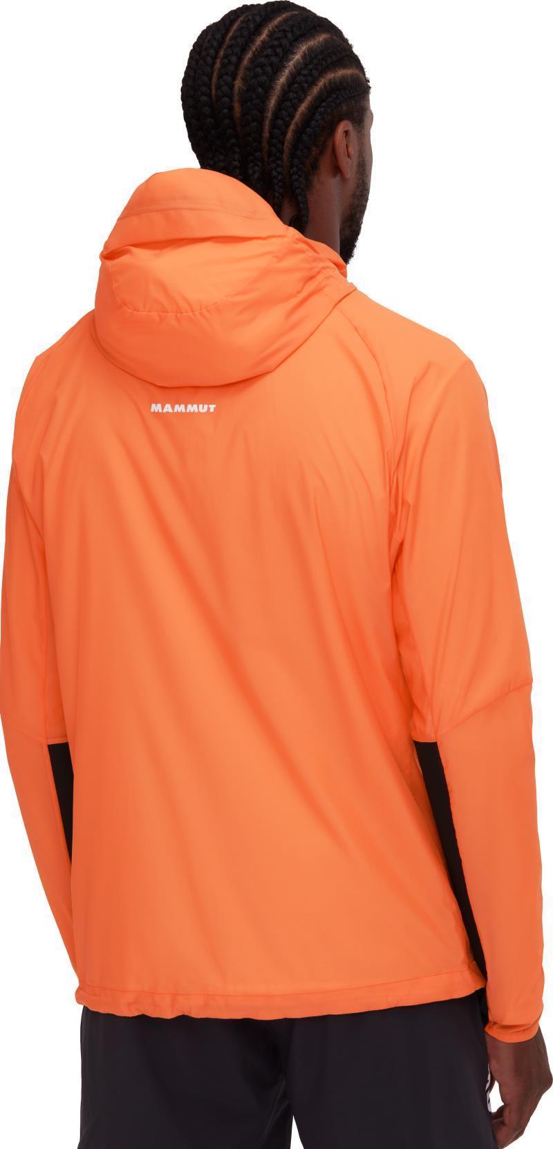 Aenergy WB Hooded Jacket - Mens - Dark Tangerine / Black 2