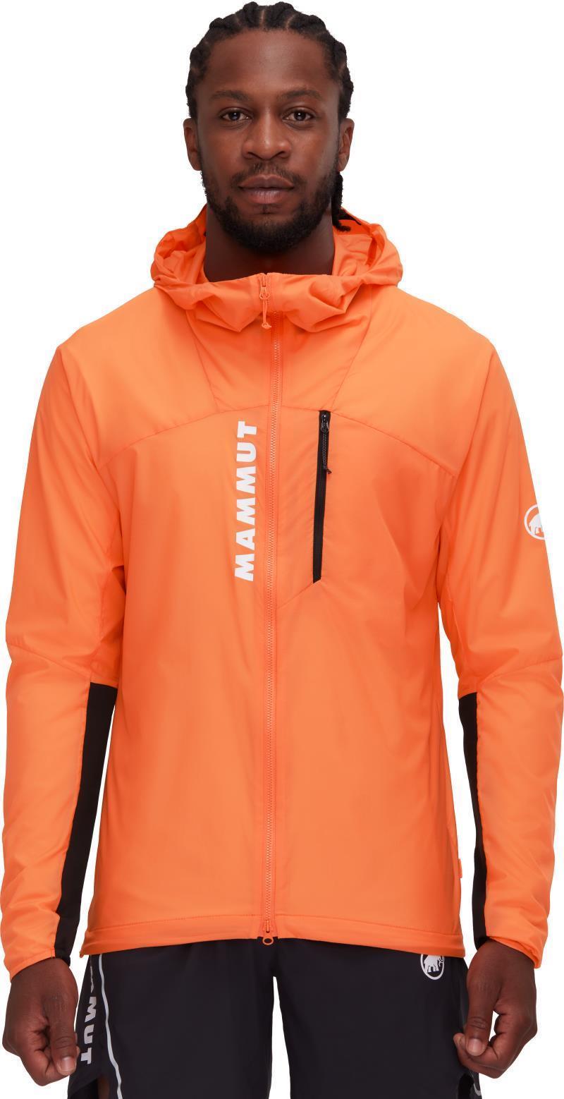 Aenergy WB Hooded Jacket - Mens - Dark Tangerine / Black 3