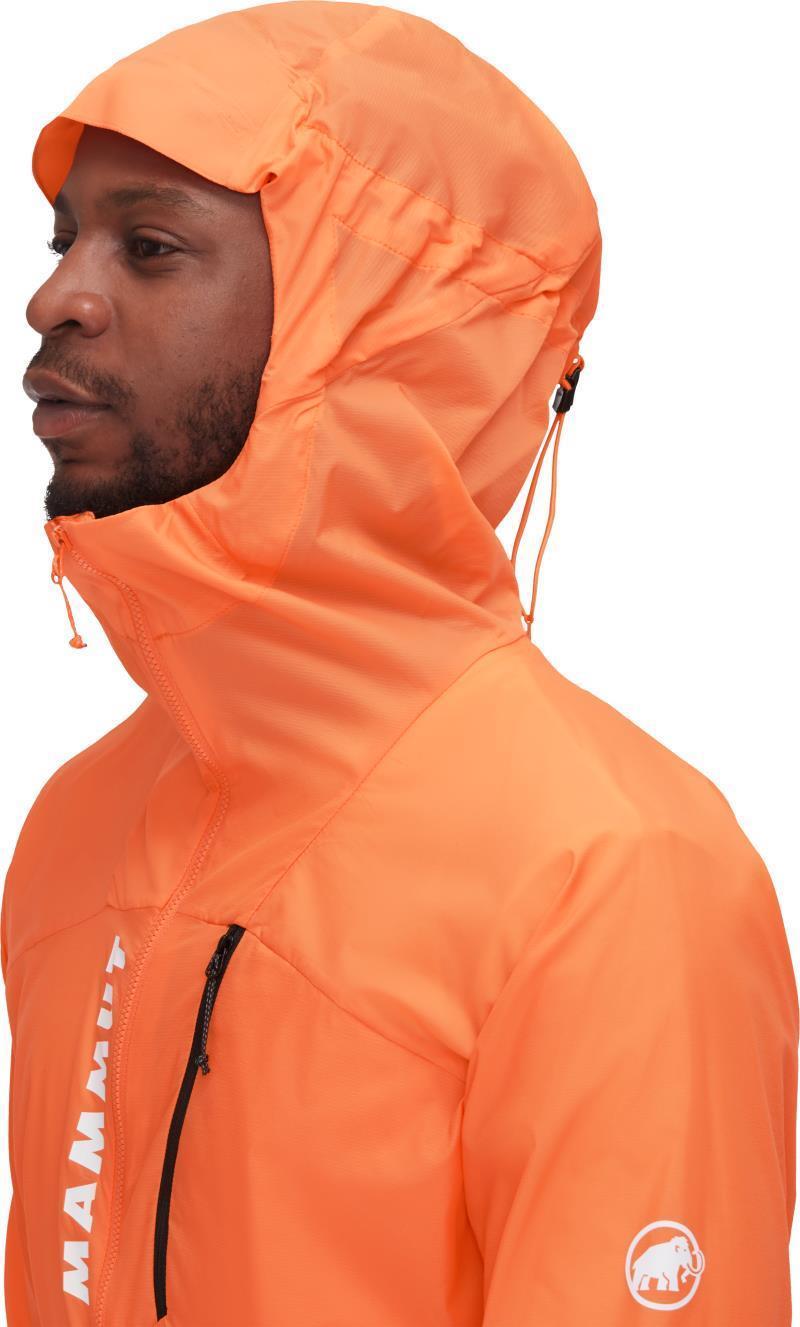 Aenergy WB Hooded Jacket - Mens - Dark Tangerine / Black 5